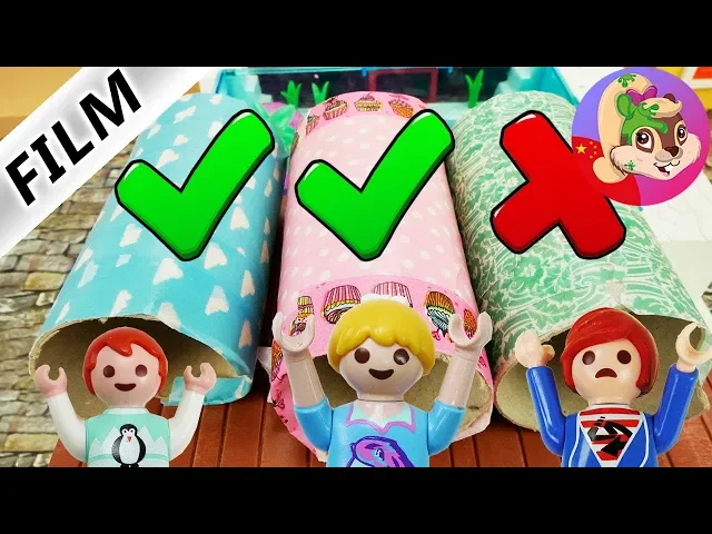 摩比游戏 playmobil电影 小尤汉娜一家一起度过一个清凉的夏天 游泳池挑战赛